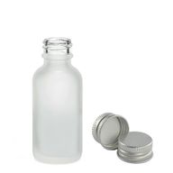 Mat Bijela Staklena Bočica s Aluminijskim Čepom 30ml