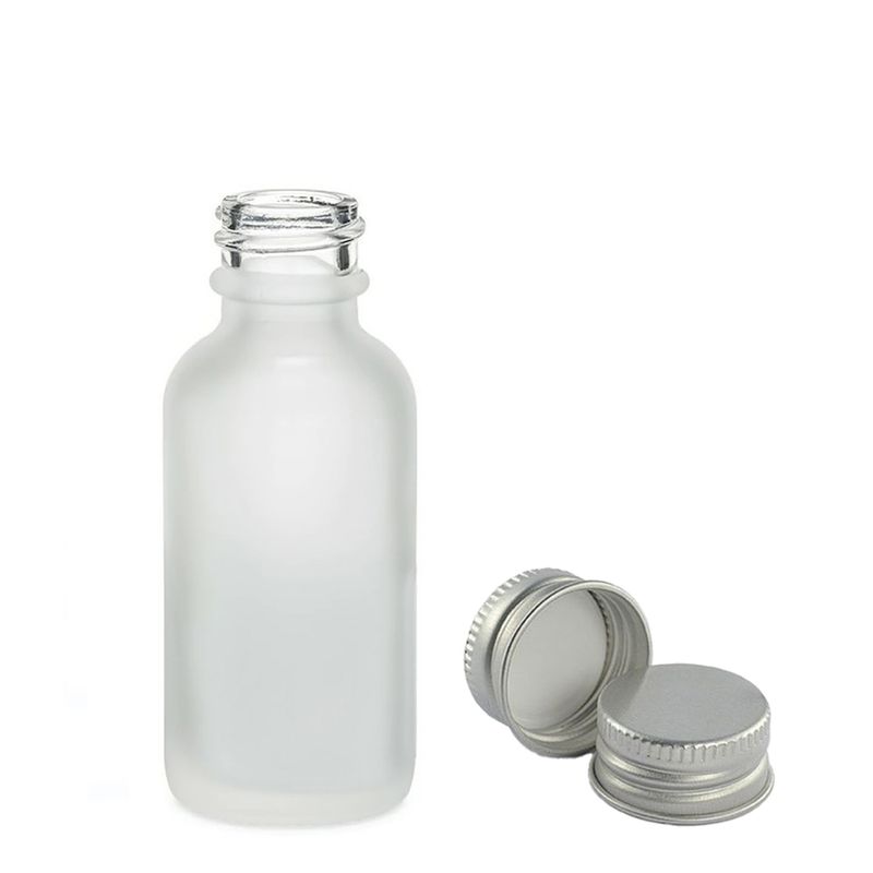Mat Bijela Staklena Bočica s Aluminijskim Čepom 30ml