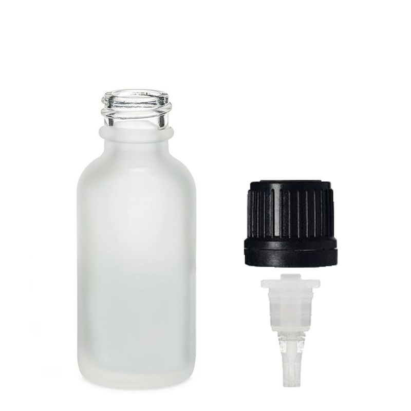 Mat Bijela Staklena Bočica - Čep s Kapaljkom 30ml