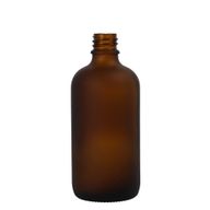 50 ml matirano jantarno staklena bočica s pipetom - bez poklopca