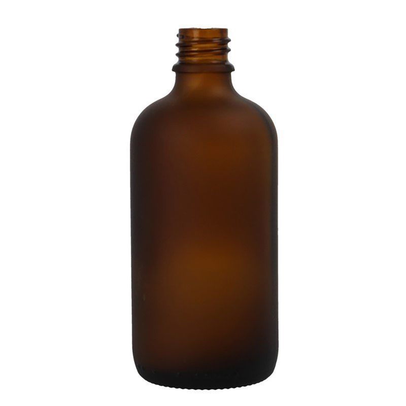 100 ml matirano jantarno staklena bočica s pipicom - bez poklopca