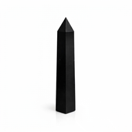 Kristalni obelisk, šesterostrani, približno 17 cm - Crni turmalin