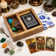 Tarot Kutija s Dva Pretinca i Držačem za Karte