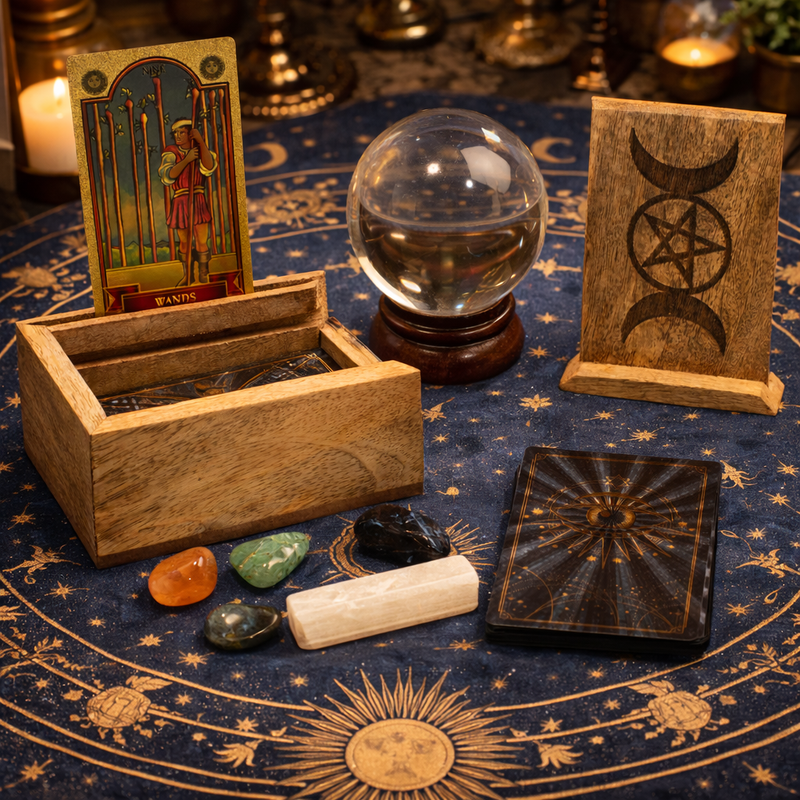 Mala Tarot Kutija s Držačem za Karte