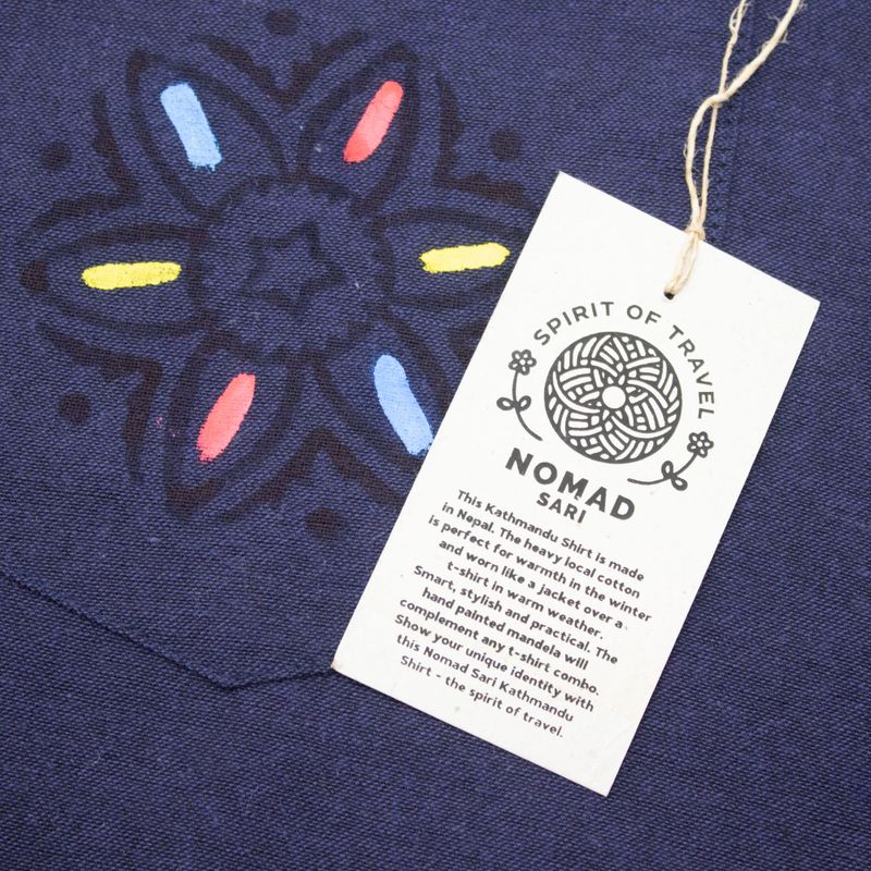 Nomad Sari Kathmandu košulja – Indigo – M