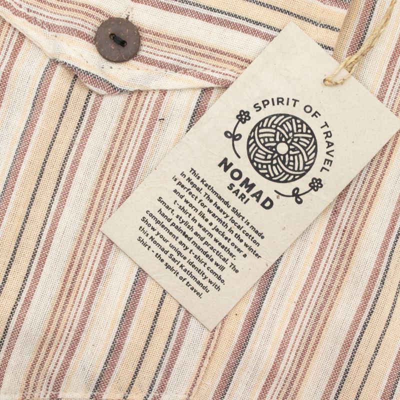 Nomad Sari Grandad košulja - Smeđa-bež - M