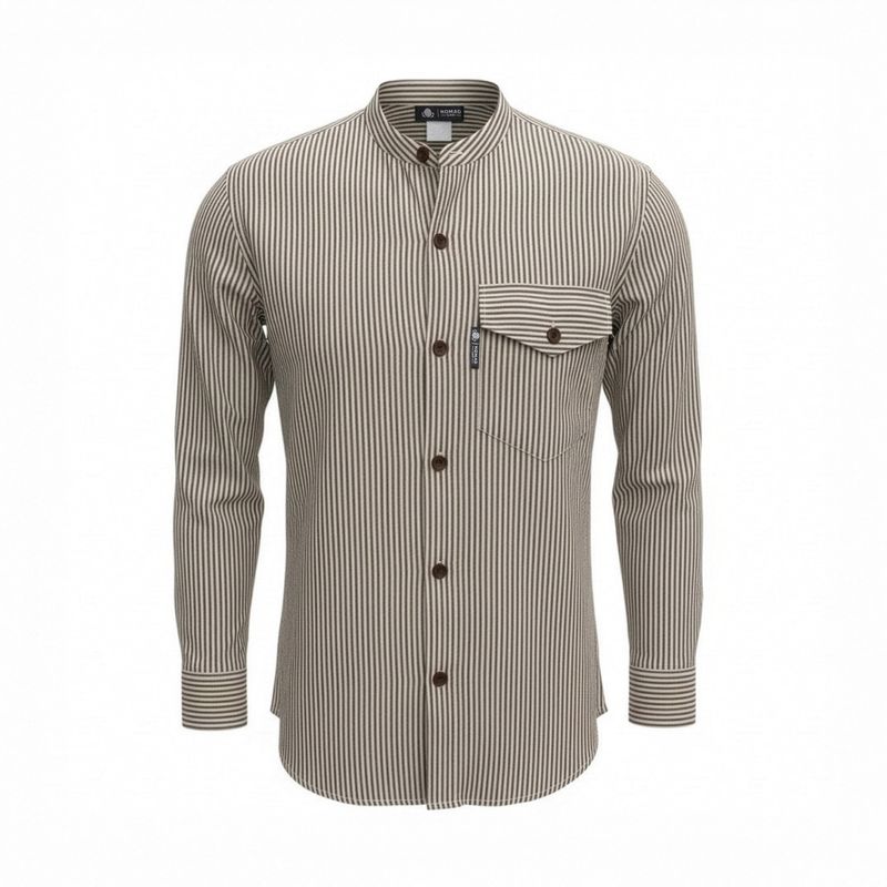 Nomad Sari Grandad košulja - Kameno siva - M