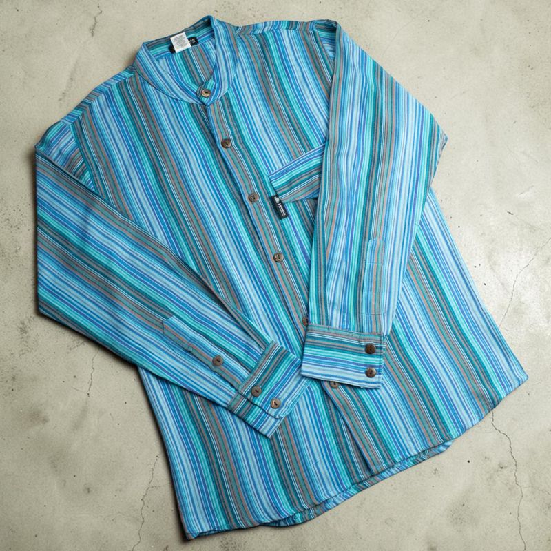 Nomad Sari Grandad košulja - Tirkizna - M