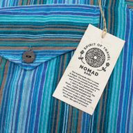 Nomad Sari Grandad košulja - Tirkizna - M
