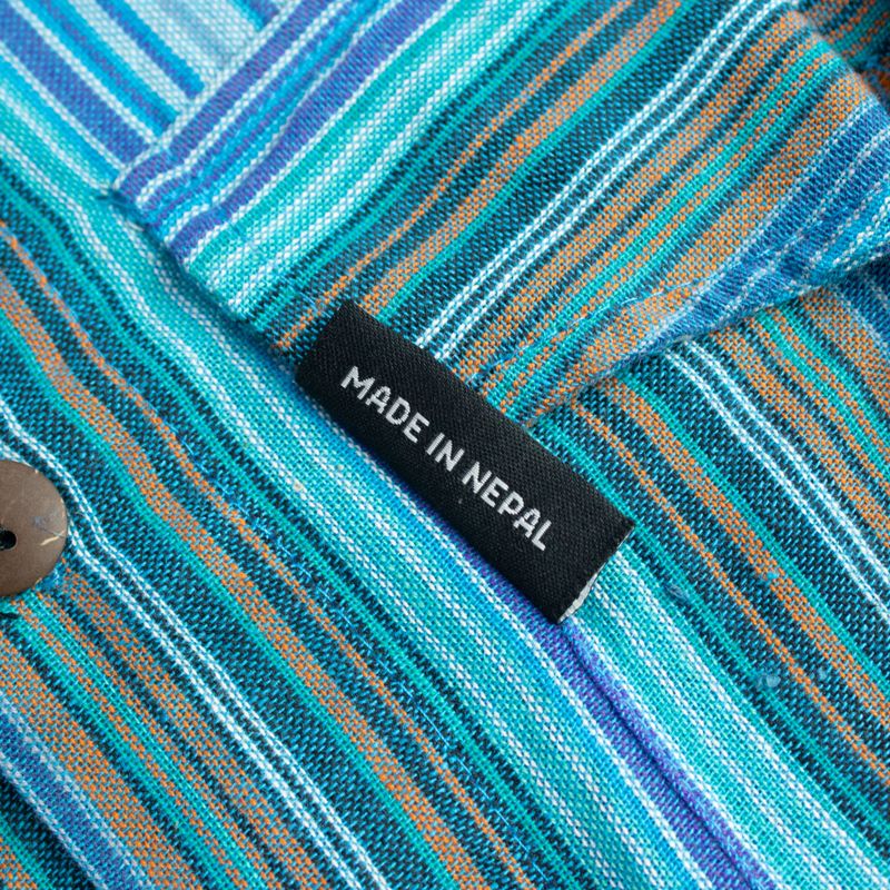 Nomad Sari Grandad košulja - Tirkizna - M