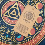 Nomad Sari stonewashed pamučna majica - Stay Wild Moon Child - Plava - S