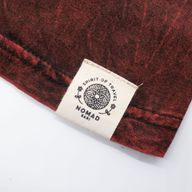 Nomad Sari stonewashed pamučna majica - Dragon Mandala - Bordo - S