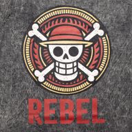 Nomad Sari stonewashed pamučna majica - Rebel - Grafitno siva - S