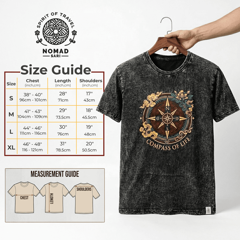 Nomad Sari stonewashed pamučna majica - Rebel - Grafitno siva - S