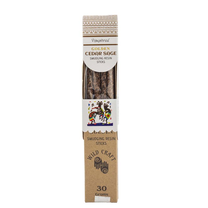 Golden Cedar i Kadulja Štapići od Smole za Pročišćavanje 30g