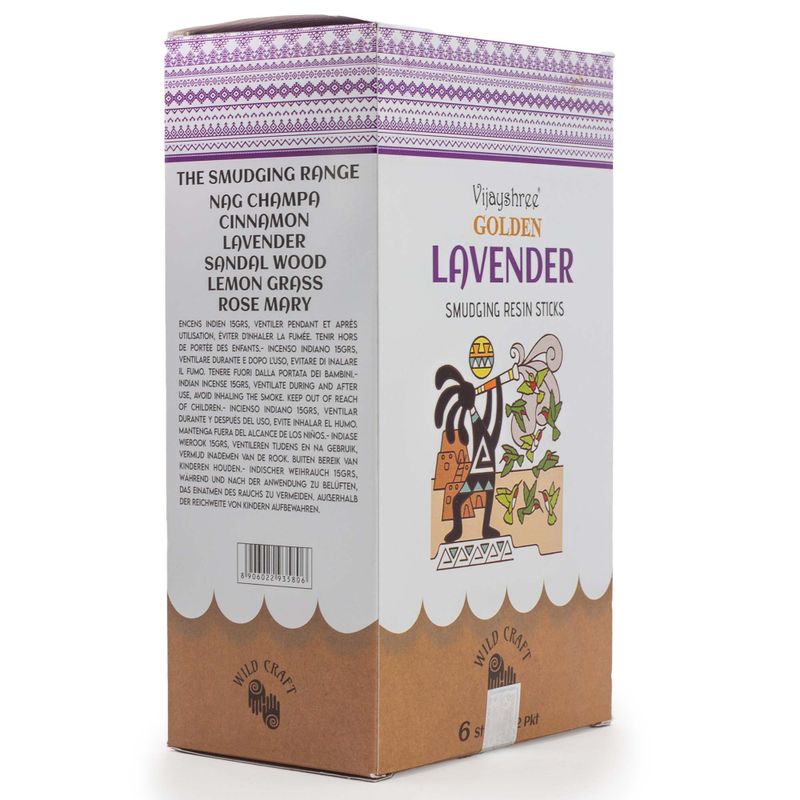 Golden Lavanda štapići od smole za pročišćavanje 30g (6/kom)