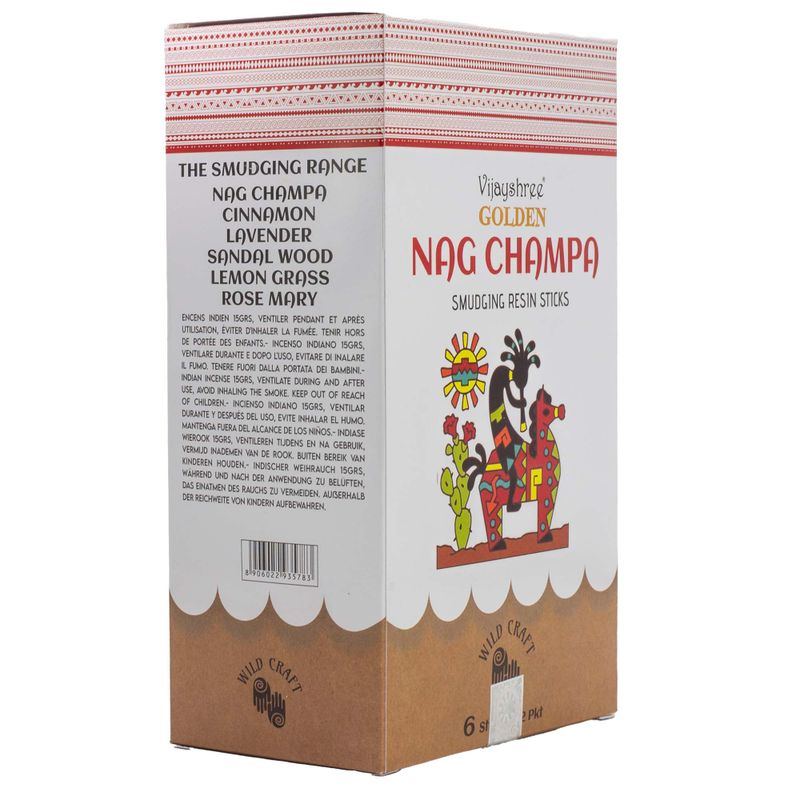 Golden Nag Champa štapići od smole za pročišćavanje 30g (6/kom)