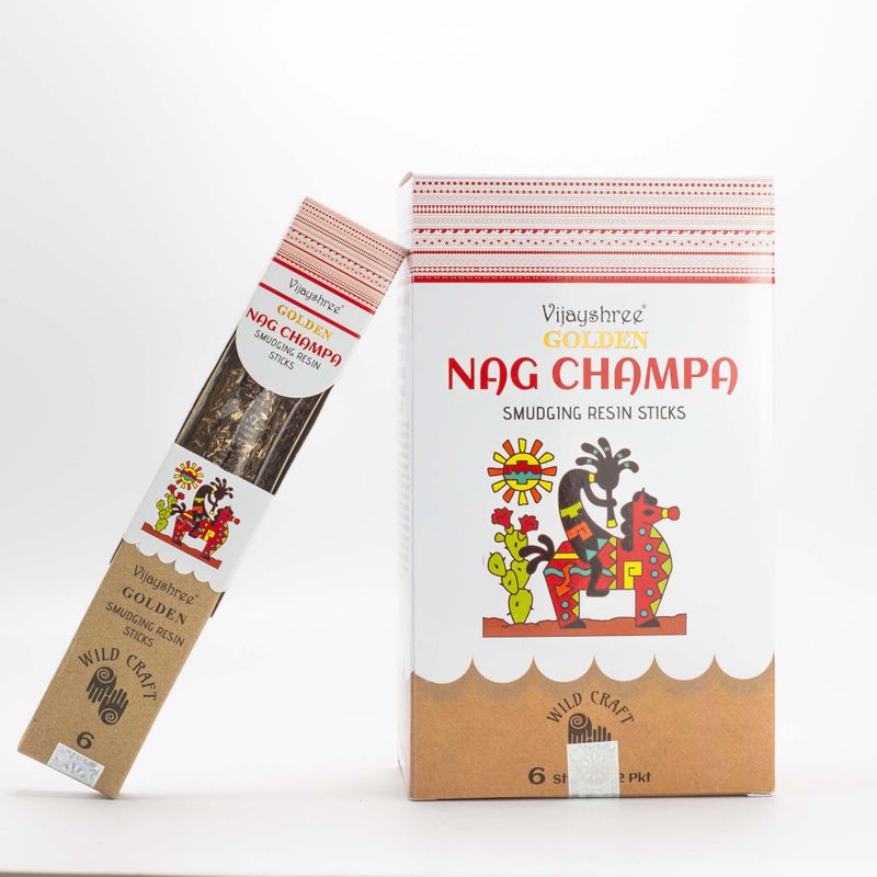 Golden Nag Champa štapići od smole za pročišćavanje 30g (6/kom)