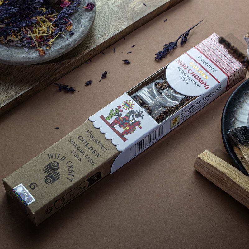Golden Nag Champa štapići od smole za pročišćavanje 30g (6/kom)
