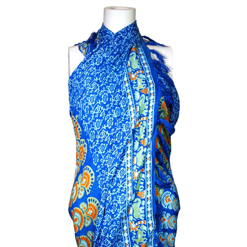 Sarong Mandala - Plava i Narančasta