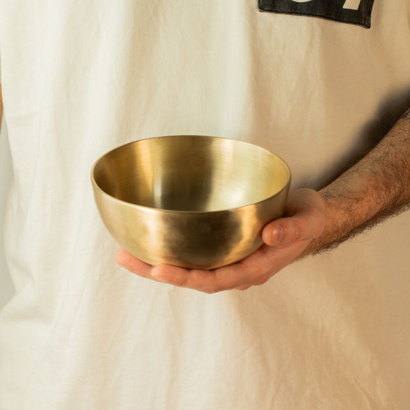 Srednja Ručno Izrađena Chaken Zvučna Zdjela (približno 500g) - 15cm