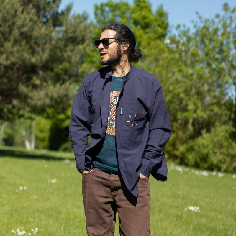 Nomad Sari Kathmandu košulja – Indigo – M