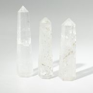 Kristalni obelisk, šesterostrani, približno 11 cm - Prozirni kvarc