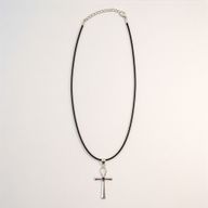 Indijski duhovni privjesak – posrebreni (crno uže 45 cm) – Ankh, simbol vječnog života