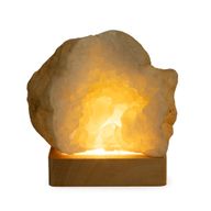 8 cm kvadratni drveni USB LED stalak - Hladno/Toplo/Dnevna svjetlost