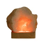 8 cm kvadratni drveni USB LED stalak - višebojan