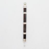 Bloodroot Sovereign štapić – ekstra dugački čarobni štapić od Fancy Jasper kamena s kristalnom kuglom – 26 cm