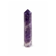 Poludragi kamen - šestostrani obelisk vrhovi, približno 11 cm - ametist
