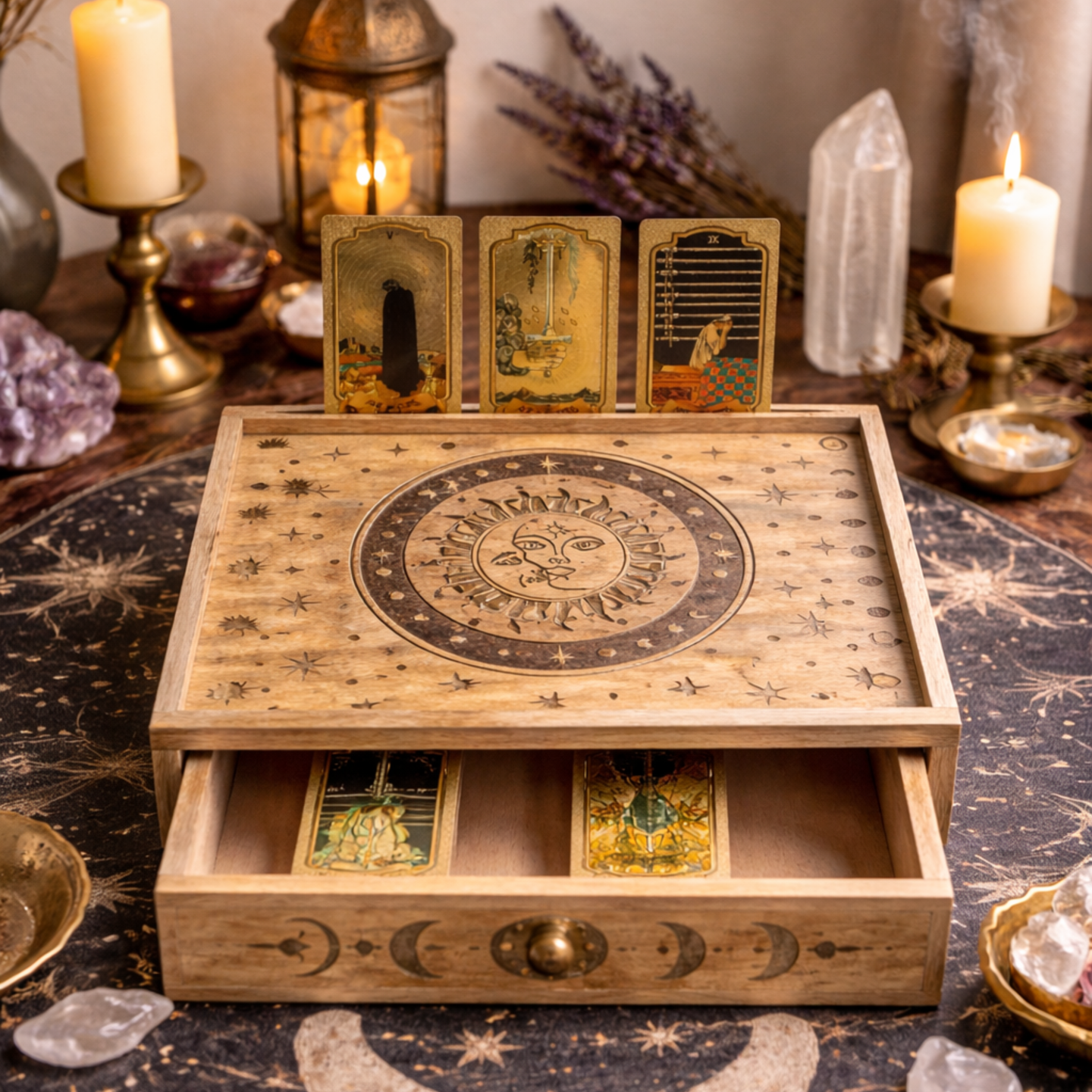 Kutije za Tarot Karte s Držačem Kartica