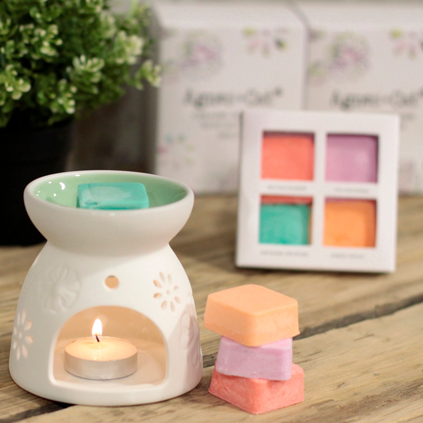 Agnes + Cat keramičke aroma-lampe za mirisni vosak