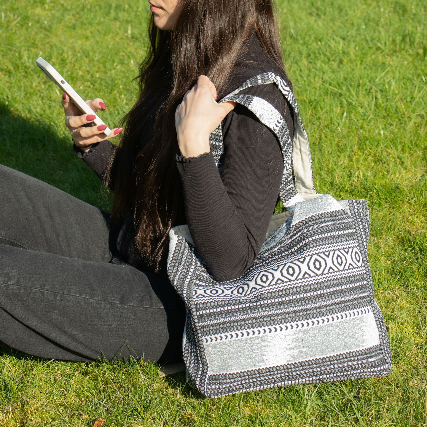 Jacquard torbe od prirodnih materijala – Atlas Nomad