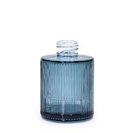 Okrugla Rebrasta Boca za Difuzor s Drvenim Štapićima (28mm Grlo) 150ml - Smoky Blue