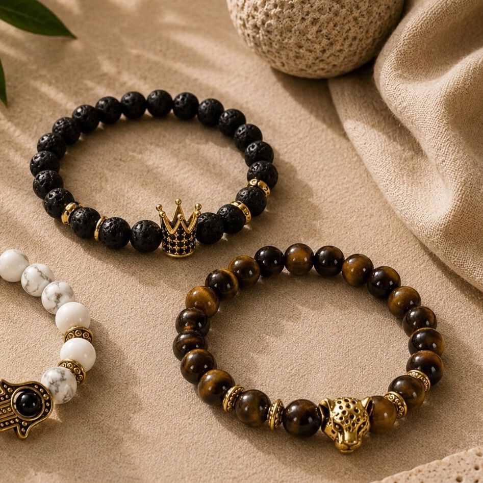 Boho Bling narukvice i ogrlice od dragog kamenja