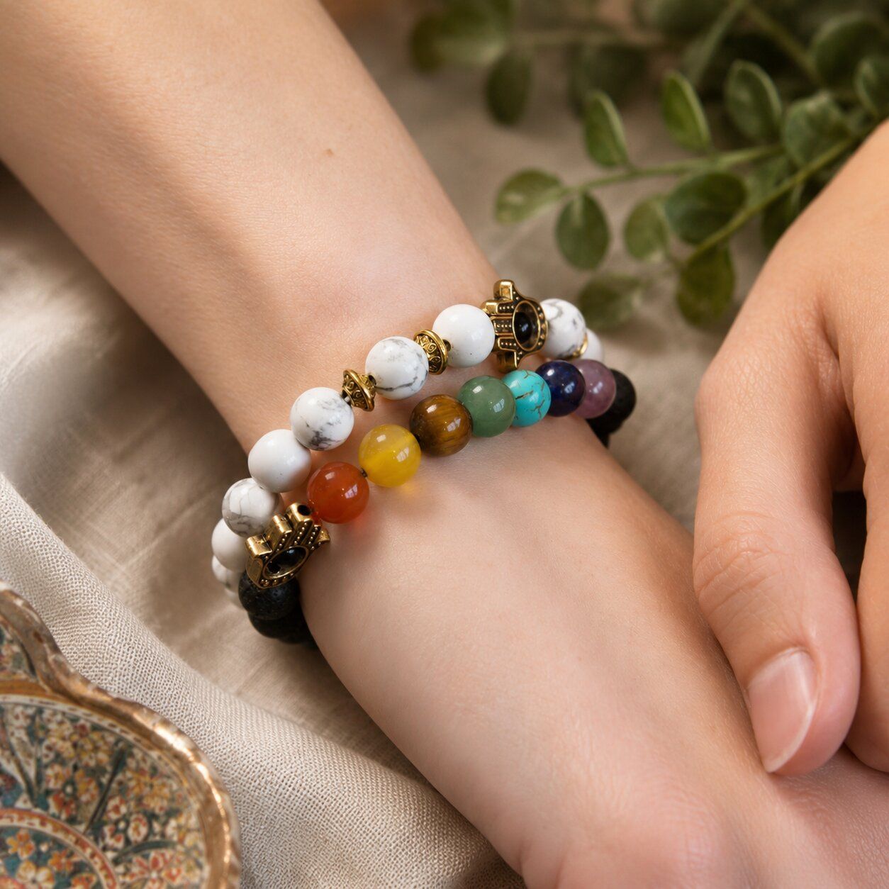 Boho Bling narukvice i ogrlice od dragog kamenja