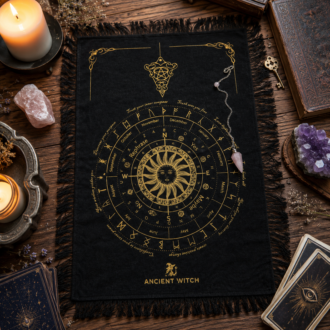 Tkanine za proricanje s viskom – Ancient Witch