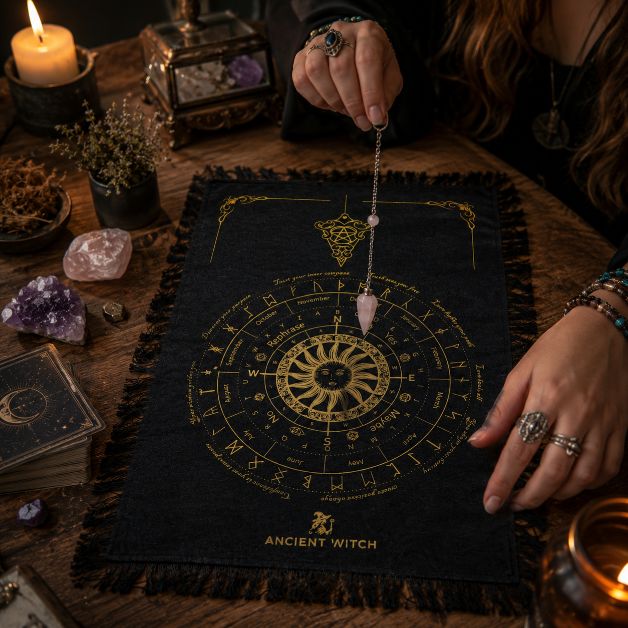 Tkanine za proricanje s viskom – Ancient Witch