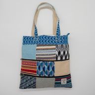 Patchwork Kathmandu torba za nošenje - Dhaka dizajn (37x38 cm)