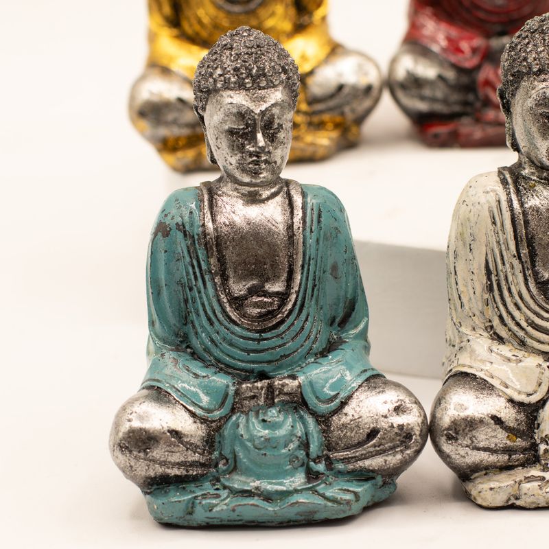 Srebrni mini Buda (različite boje)