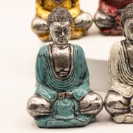 Srebrni mini Buda (različite boje)