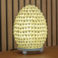 Boho lampa od morskih školjki - Buting Shell Oval - 15cm