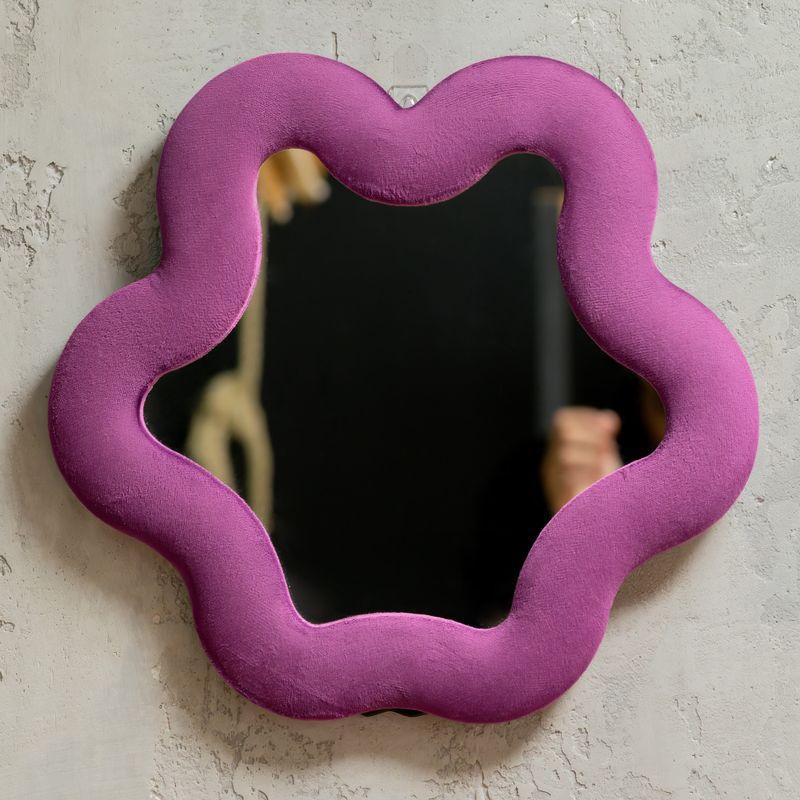 Meko krivudavo ogledalo - Zvijezda - mauve