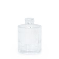 150ml rebrasta okrugla bočica difuzora za štapiće (grlić promjera 28 mm) - prozirna