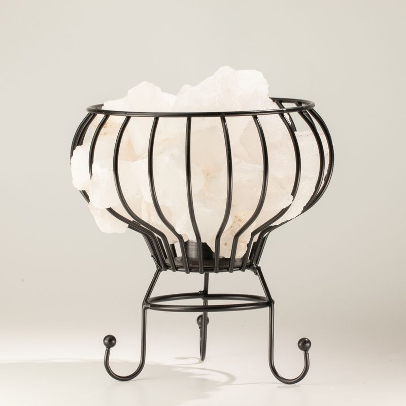 Brazier od kamena soli s niskim udjelom soli - Bijeli komadi soli
