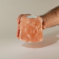 Kvalitetni prirodni solni svijećnjak 600-800 g
