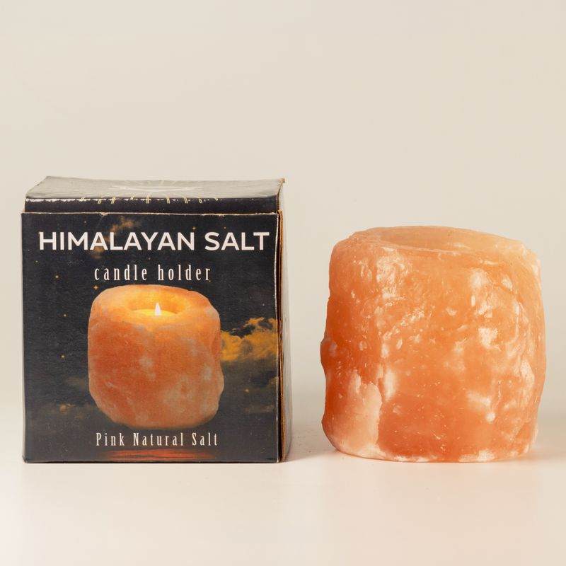 Kvalitetni prirodni solni svijećnjak 600-800 g