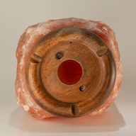 Kvalitetna prirodna solna lampa - i postolje otprilike 8-10 kg